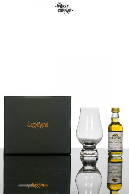 Glencairn Crystal Glass And Whisky Miniature In Presentation Box