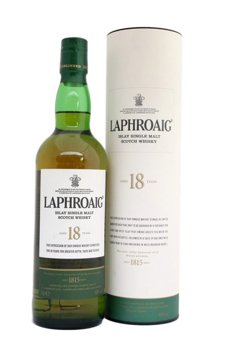 Laphroaig Aged 18 Years Limited Release Islay Single Malt Scotch Whisky (700ml)