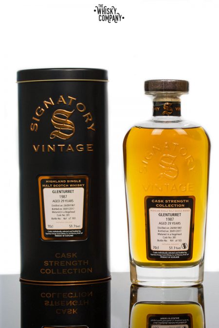 Glenturret 1987 Aged 29 Years Old (cask 381) Single Malt Scotch Whisky - Signatory Vintage (700ml)