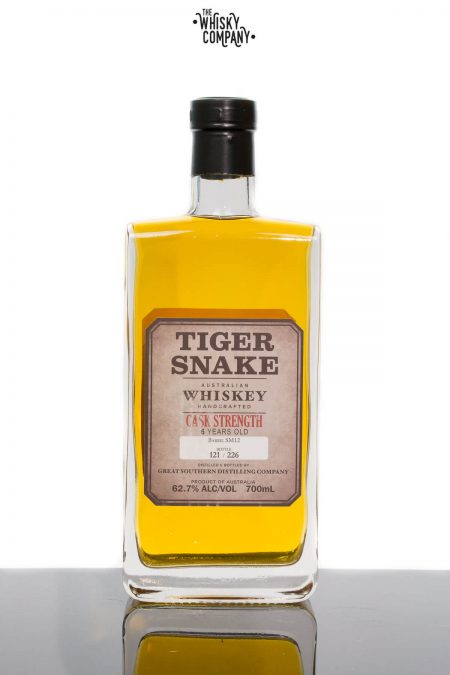 Tiger Snake Cask Strength Aged 6 Years Small Batch Australian Whiskey (700ml)
