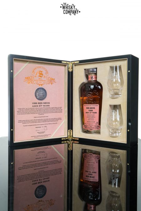 Ben Nevis 1990 Aged 27 Years (cask 1505) Single Malt Scotch Whisky - Signatory Vintage 30th Anniversary (700ml)
