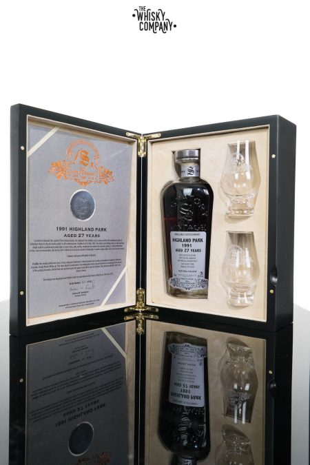 Highland Park 1991 Aged 27 Years Single Malt Scotch Whisky - Signatory Vintage 30th Anniversary (700ml)