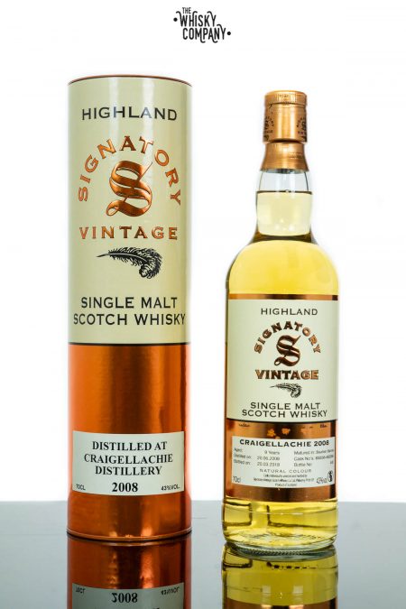 Craigellachie 2008 Aged 9 Years Single Malt Scotch Whisky - Signatory Vintage (700ml)