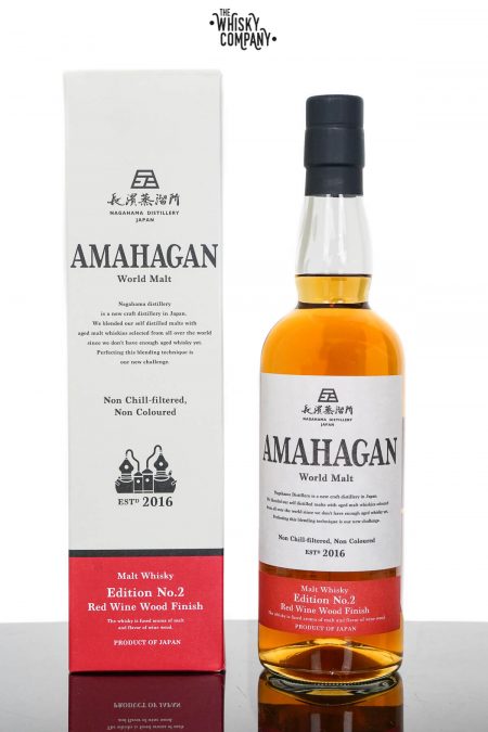 Amahagan World Malt Edition No.2 Red Wine Wood Finish Japanese Malt Whisky (700ml)