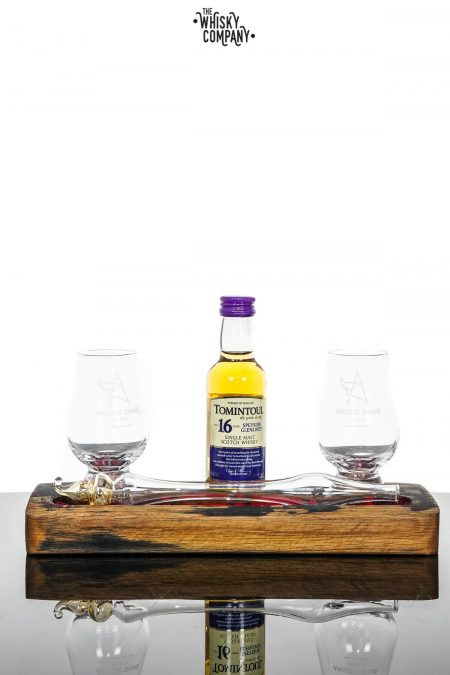 Angels' Share Glasssware Whisky Friendship Set With Tomintoul 16 Years Old Miniature (50ml)