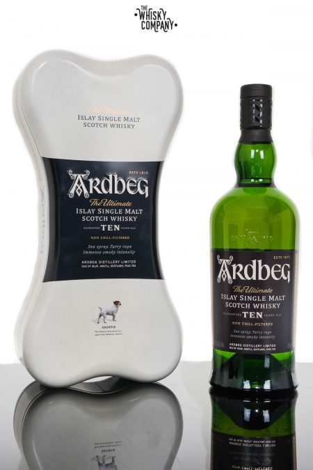 Ardbeg Ten Islay Single Malt Scotch Whisky Shortie Gift Tin (700ml)