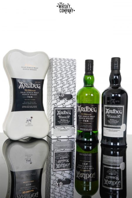Ardbeg Blaaack & Ardbeg Ten Islay Single Malt Scotch Whisky Combo (2 x 700ml)