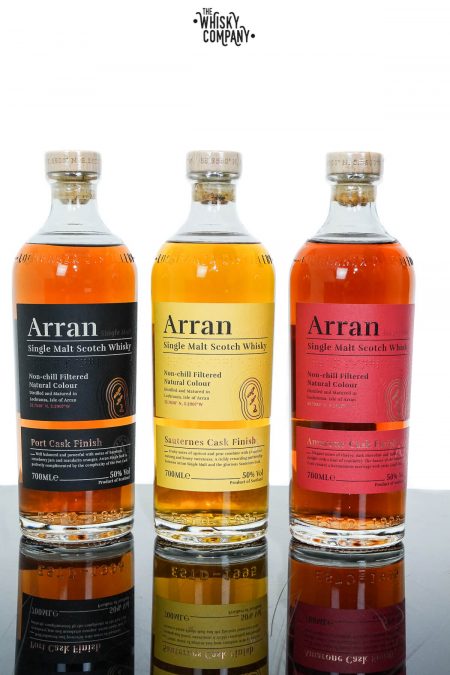 Arran Cask Finish Trio Island Single Malt Scotch Whisky (700ml)