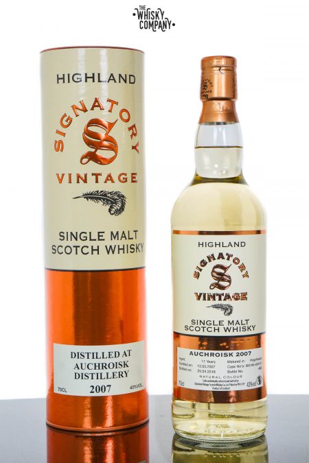 Auchroisk 2007 Aged 11 Years Highland Single Malt Scotch Whisky - Signatory Vintage (700ml)