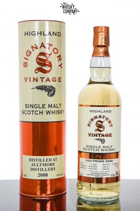 Aultmore 2008 Aged 11 Years Highland Single Malt Scotch Whisky - Signatory Vintage (700ml)