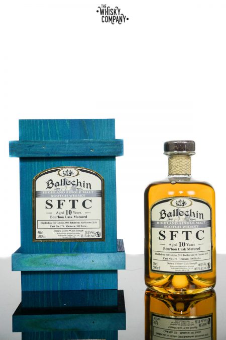 Ballechin 2008 SFTC Aged 10 Years Bourbon Cask Matured Single Malt Scotch Whisky (500ml)