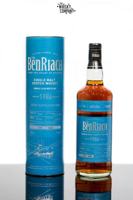 Benriach 1986 Aged 29 Years Single Cask 7569 Batch 13 Speyside Single Malt Scotch Whisky (700ml)