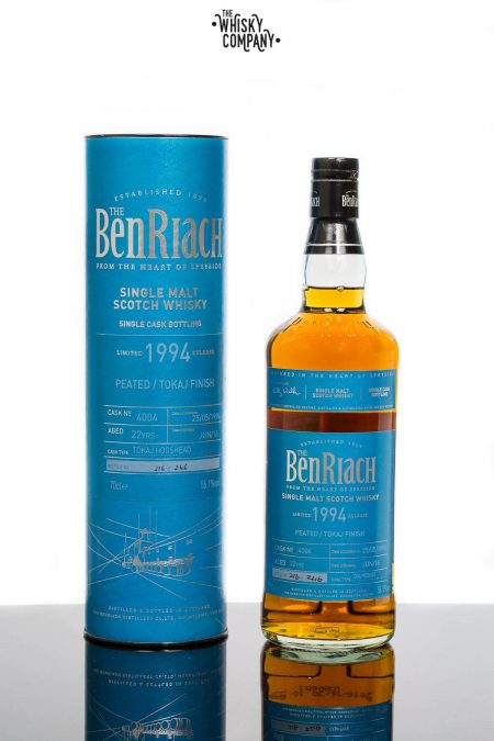 Benriach 1994 Aged 22 Years Single Cask 4004 Batch 13 Tokaj Hogshead Speyside Single Malt Scotch Whisky (700ml)