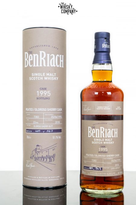 1995 The BenRiach 22 Years Old (Cask 7383) Single Cask Scotch Whisky (700ml)