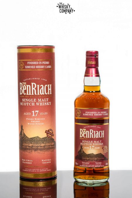 BenRiach Aged 17 Years PX Sherry Cask Finish Speyside Single Malt Scotch Whisky (700ml)