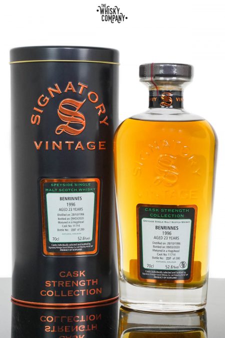 Benrinnes 1996 Aged 23 Years Cask Strength Single Malt Scotch Whisky - Signatory Vintage (700ml)