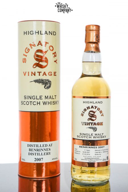 Benrinnes 2007 Aged 11 Years Highland Single Malt Scotch Whisky - Signatory Vintage (700ml)