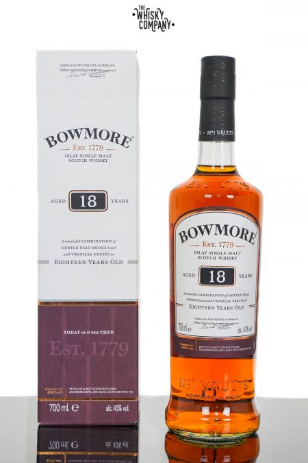 Bowmore Aged 18 Years Islay Single Malt Scotch Whisky (700ml)