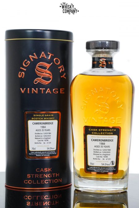 Cameronbridge 1984 Aged 35 Years Single Grain Scotch Whisky – Signatory Vintage (700ml)