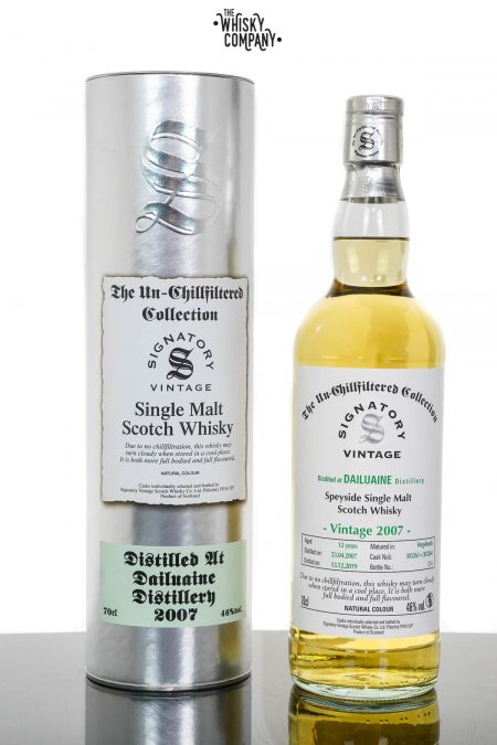 Dailuaine 2007 Aged 12 Years Speyside Single Malt Scotch Whisky - Signatory Vintage (700ml)