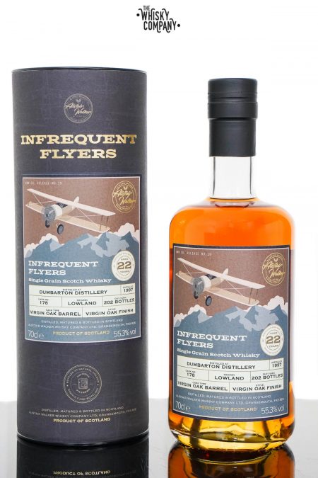 Dumbarton 1997 Aged 22 Years Single Grain Scotch Whisky - Infrequent Flyers #19 (700ml)