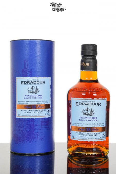 Edradour 2000 Aged 18 Years Highland Single Malt Scotch Whisky - Barolo Cask Finish (700ml)