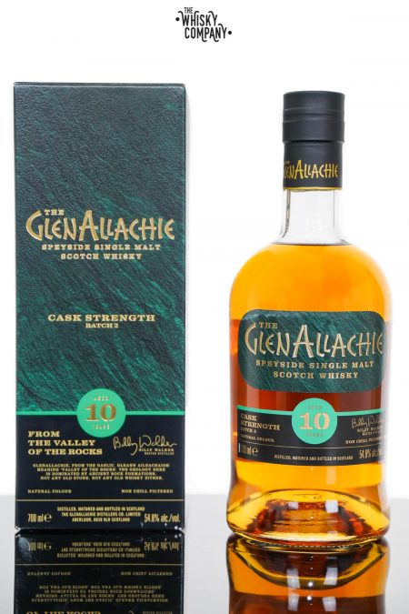 GlenAllachie 10 Years Old Cask Strength Single Malt Scotch Whisky - Batch 2 (700ml)