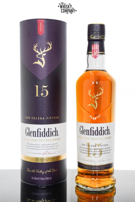 Glenfiddich 15 Years Old Solera Speyside Single Malt Scotch Whisky (700ml)