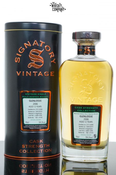 Glenlossie 2006 Aged 12 Years Cask Strength Single Malt Scotch Whisky - Signatory Vintage (700ml)