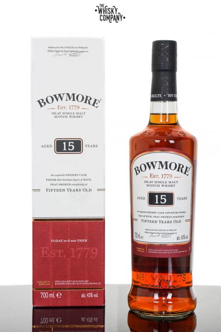 Bowmore Aged 15 Years Islay Single Malt Scotch Whisky (700ml)