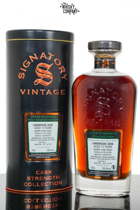 Linkwood 2006 Aged 13 Years Cask Strength Single Malt Scotch Whisky - Signatory Vintage (700ml)
