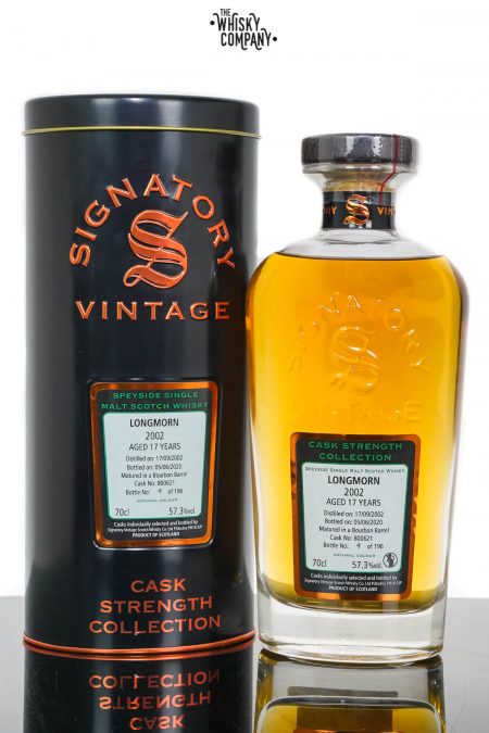 Longmorn 2002 Aged 17 Years Cask Strength Single Malt Scotch Whisky - Signatory Vintage (700ml)