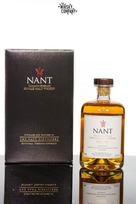 Nant Bourbon Wood Single Cask Cask Strength Tasmanian Single Malt Whisky (500ml)
