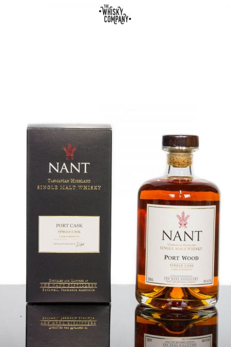 Nant French Oak Port Wood Single Cask Cask Strength Tasmanian Single Malt Whisky (500ml)