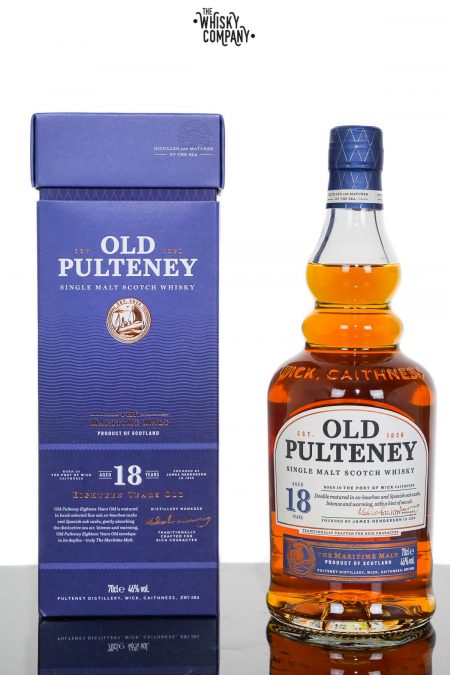 Old Pulteney Aged 18 Years Highland Single Malt Scotch Whisky (700ml)