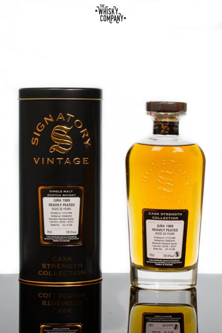 Jura 1989 Aged 26 Years Single Malt Scotch Whisky - Signatory Vintage (700ml)