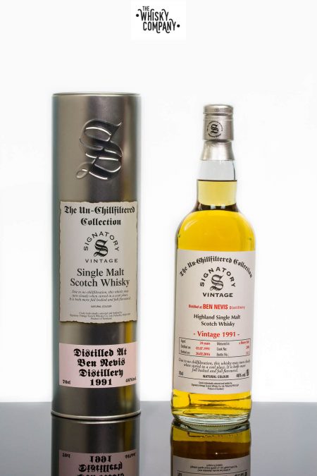 Ben Nevis 1991 Aged 24 Years Single Malt Scotch Whisky - Signatory Vintage (700ml)