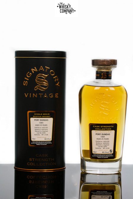 Port Dundas 1991 Aged 25 Years Single Grain Scotch Whisky - Signatory Vintage (700ml)