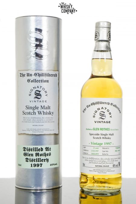 Glen Rothes 1997 Aged 21 Years UCF Speyside Single Malt Scotch Whisky - Signatory Vintage (700ml)