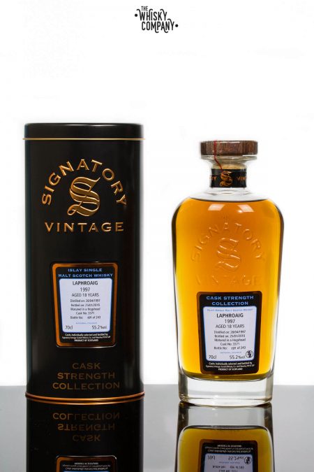 Laphroaig 1997 Aged 18 Years Single Malt Scotch Whisky - Signatory Vintage (700ml)