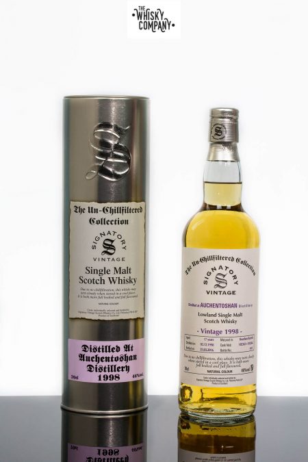 Auchentoshan 1998 Aged 17 Years Single Malt Scotch Whisky - Signatory Vintage (700ml)