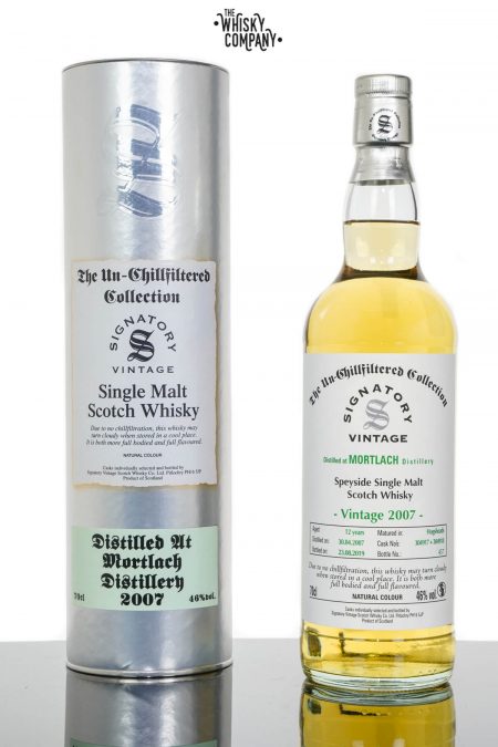 Mortlach 2007 Aged 12 Years UCF Speyside Single Malt Scotch Whisky - Signatory Vintage (700ml)