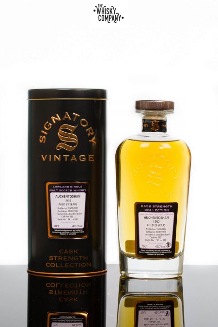 Auchentoshan 1992 Aged 23 Years Single Malt Scotch Whisky - Signatory Vintage (700ml)