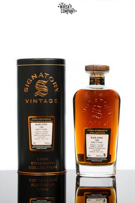 Blair Athol 1988 Aged 27 Years Single Malt Scotch Whisky - Signatory Vintage (700ml)