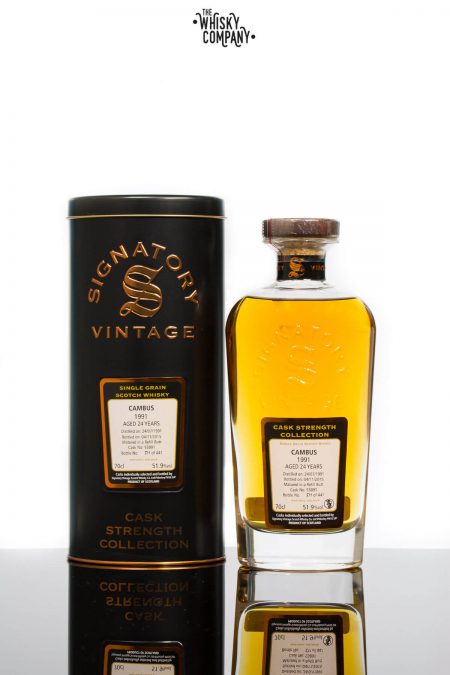 Cambus 1991 Aged 24 Years Single Grain Scotch Whisky - Signatory Vintage