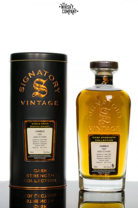 Cambus 1991 Aged 25 Years Single Grain Scotch Whisky - Signatory Vintage (700ml)