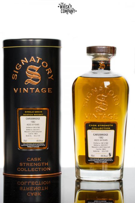 Carsebridge 1982 Aged 34 Years Single Grain Scotch Whisky  - Signatory Vintage (700ml)