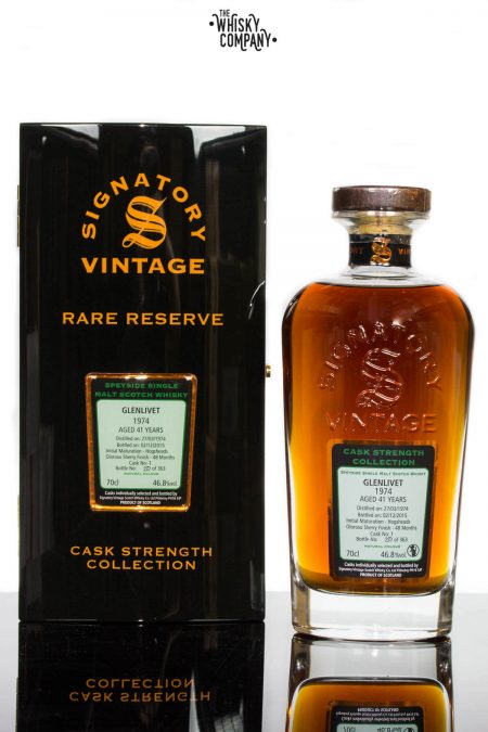 Glenlivet 1974 Aged 41 Years Single Malt Scotch Whisky - Signatory Vintage (700ml)