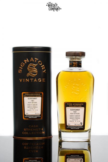 Glenturret 1987 Aged 28 Years Highland Single Malt Scotch Whisky - Signatory Vintage