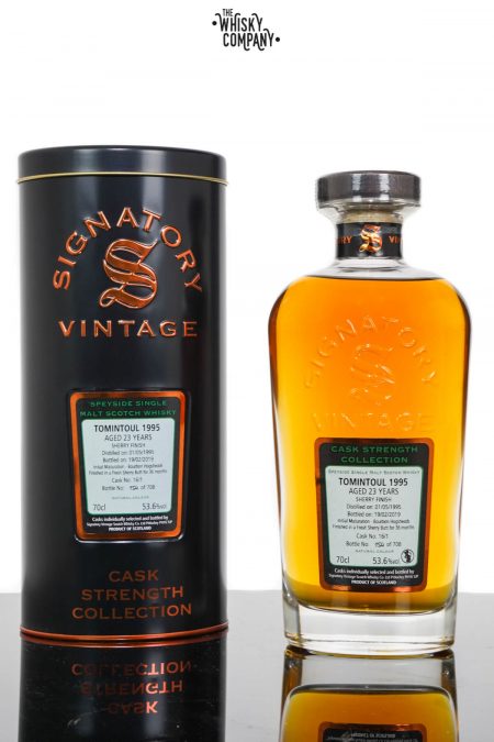 Tomintoul 1995 Aged 23 Years Speyside Single Malt Scotch Whisky - Signatory Vintage (700ml)
